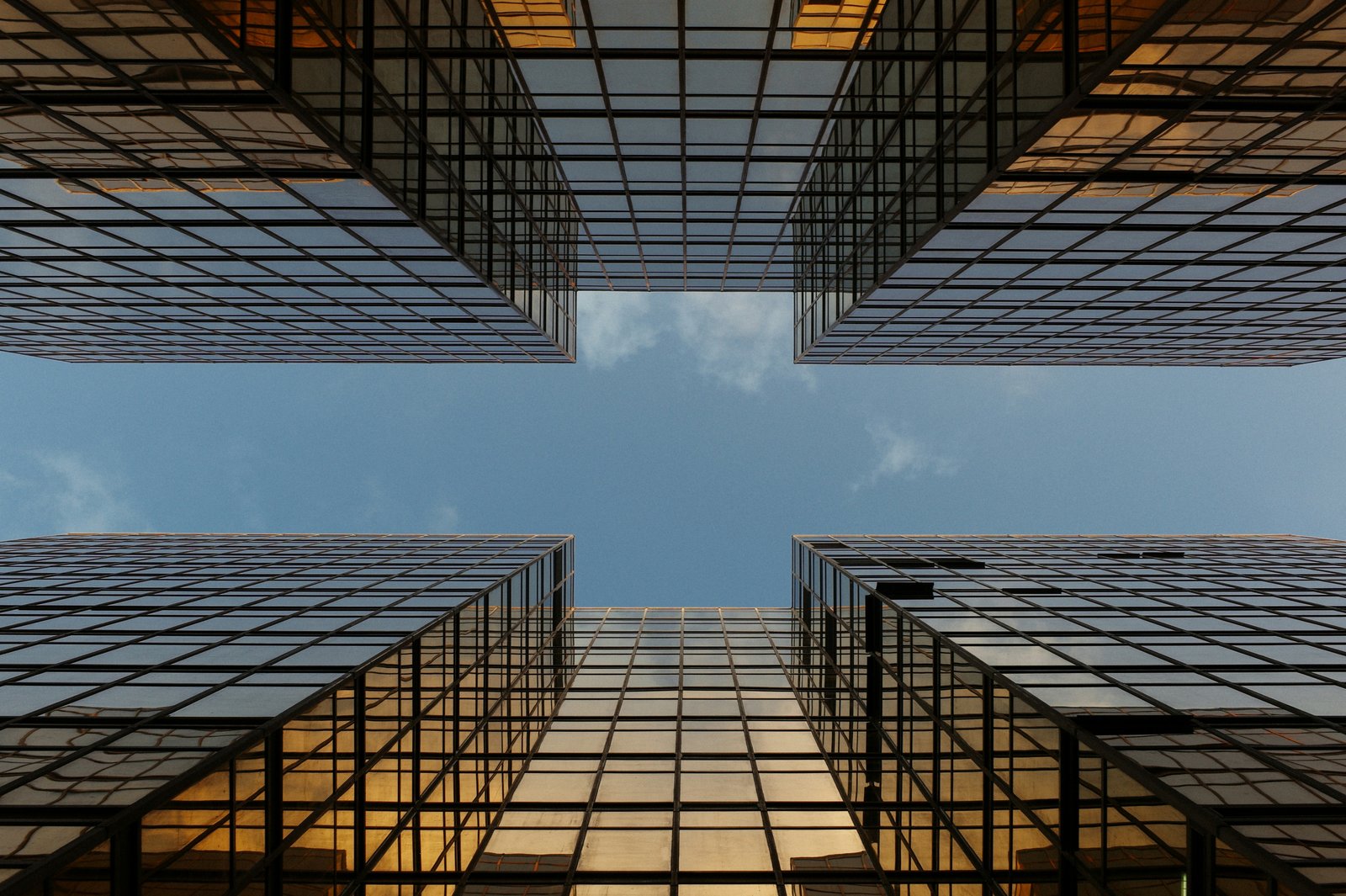 Modern skyscrapers representing our corporate financial services