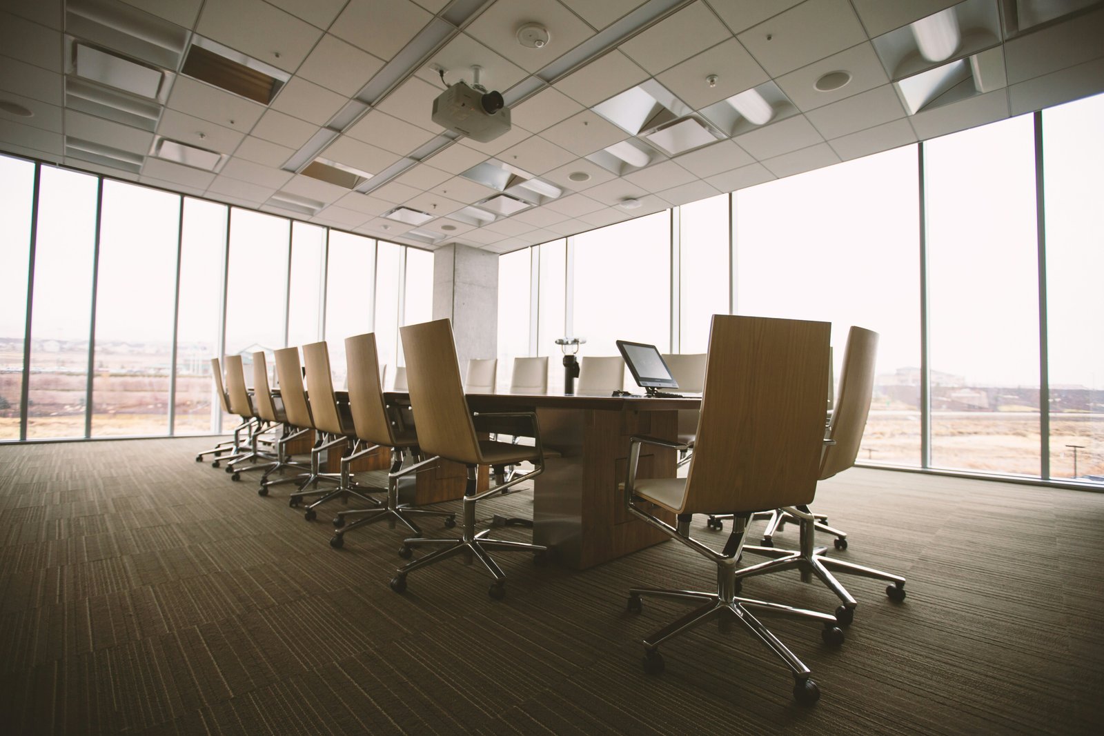 Modern corporate office representing the Highmark advisory environment